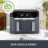 Tefal Easy Fry XXL Dual Zone Digital Air Fryer 11L 2 Drawers EY942BG0 view 7