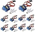 J-Deal&reg; 10x Pcs SG90 Micro Servo Motor TowerPro 9G RC Robot Helicopter Airplane Boat Controls