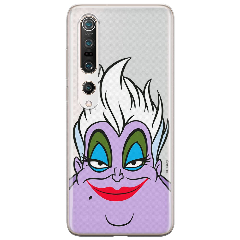 ERT GROUP mobile phone case for Xiaomi MI 10 / MI 10 PRO original and officially Licensed Disney pattern Ursula 002 optimally adapted to the shape of the mobile phone, partially transparent
