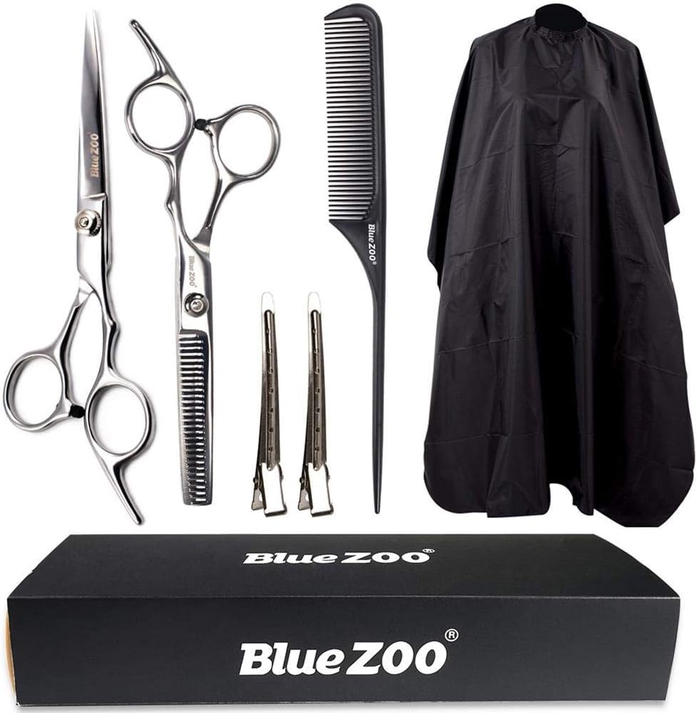 SpecialU 6PCS Haircut Tool Kit Hair Cutting Tool Set for