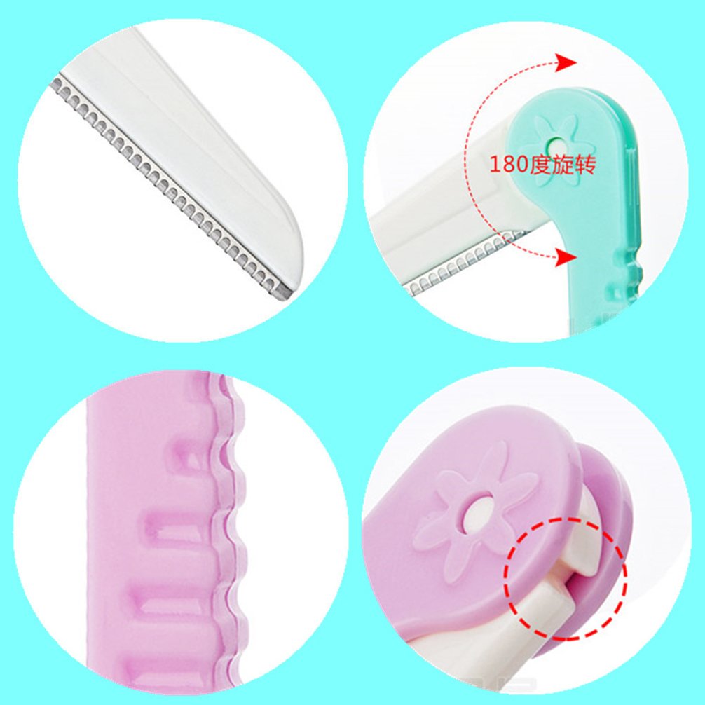 Pevor Eyebrow Trimmers 3 Pcs Foldable Eyebrow Razor Eyebrow Shapers Razors Shavers Shaving Grooming Trimmers Eyebrows, Legs, Facial Razor For Women And Men