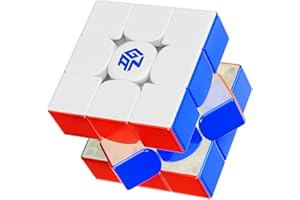 GAN 16 Maglev MAX-L Speed Cube 3x3 Magnetic, 57mm Large Size & Customize Magnets Pro Speedcube, Brain Teaser Puzzle Fidget To