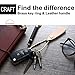 Rush Body Screw Lock Clip Large Brass Key Chain with Leather Holder