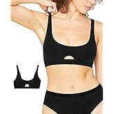Subset Keyhole Soft Bra – Organic Cotton, Wireless, Breathable, Supportive, Regular & Extra Cup Room, Elevated Essentials