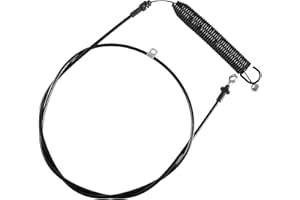 FUSCH Lawn Tractor PTO Control Cable Compatible with John Deere 107S D100 D105 D110 D120 D125 D130 E100 E110 E120 E130 L100 L