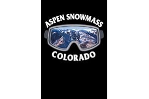 Aspen Snowmass Colorado: Winter Season Snowboarding or Skiing Notebook Mountain Journal