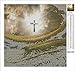 Sqailer Diamond Painting Full Square Drill Christ Theme Cross Rhinestone Embroidery for Wall Decoration 12X12 inches