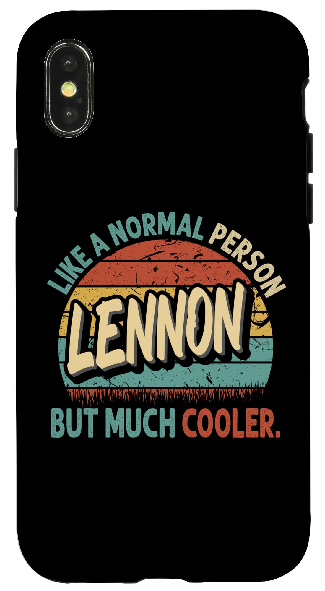 iPhone X/XS LENNON Like A Normal Person But Much Cooler Vintage Case