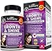 Hair Growth Vitamins with Biotin. Exclusive Hair Growth Product for Women for Longer, Stronger, Silky & Soft Hair. Visible results in 1 Month. Gluten Free Non-GMO Vitamins for Hair Growth Made in USA primary