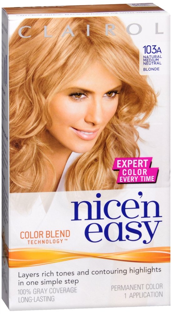 Nice 'n Easy Permanent Color, 8A/106 Natural Medium Ash