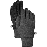 BEN &amp; JANE Men&rsquo;s Ultrafit Touchscreen Running Gloves with SENSATEC Technology - Gray (Small)