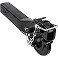ANGCOSY 10-Ton Pintle Hook Trailer Hitches Receiver Hook for 2” Hitches Hitch Hook Military Receiver, 20000 lbs, 15” Length