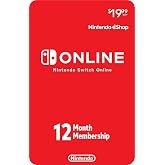 Nintendo Switch Online 12-Month Individual Membership [Digital Code]