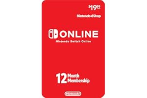 Nintendo Switch Online 12-Month Individual Membership [Digital Code]