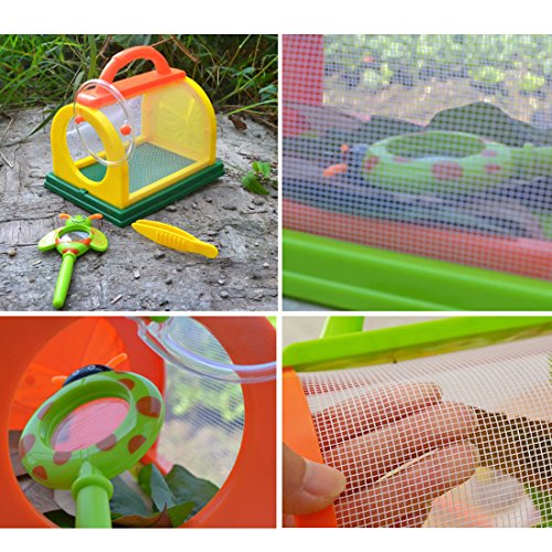 Haoun Bug Catcher Habitat Kit,6 Pcs Bug Catching Tools for Aged 3-Type 3