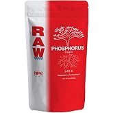 RAW Phosphorus Fertilizer - Water Soluble, High Phosphorus for Plants, 2 oz | Energy for Fruit and Flower - Ideal Hydroponic Phosporus Fertilizer for Indoor Plants, Gardens and Vegetables