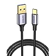 UGREEN USB to USB C Cable USB 3.0 5Gbps Data Transfer Type C Cable Fast Charging Nylon Braided Cord Compatible with Android A
