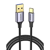 UGREEN USB to USB C Cable USB 3.0 5Gbps Data Transfer Type C Cable Fast Charging Nylon Braided Cord Compatible with Android A