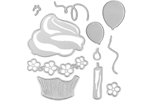 Matrices de découpe en métal pour la fabrication de cartes, gâteau d'anniversaire, pochoir de gaufrage pour scrapbooking, loi