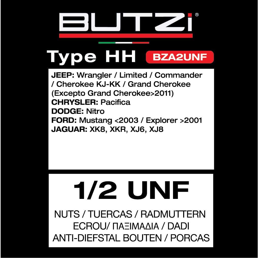 SUMEX bza2unf Set of Four Nuts Anti-Theft, HH, High quality - Image 5