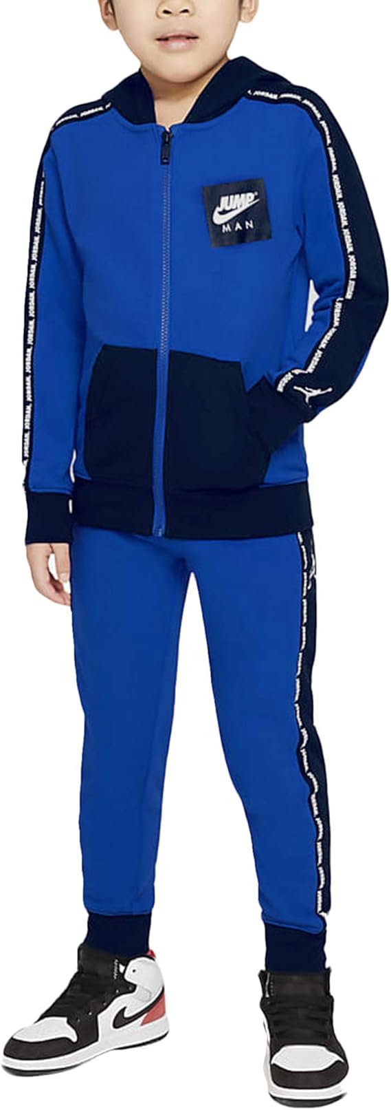 Nike Jordan Boys' Jumpman Tracksuit Blue 85A392U9H Blue 45