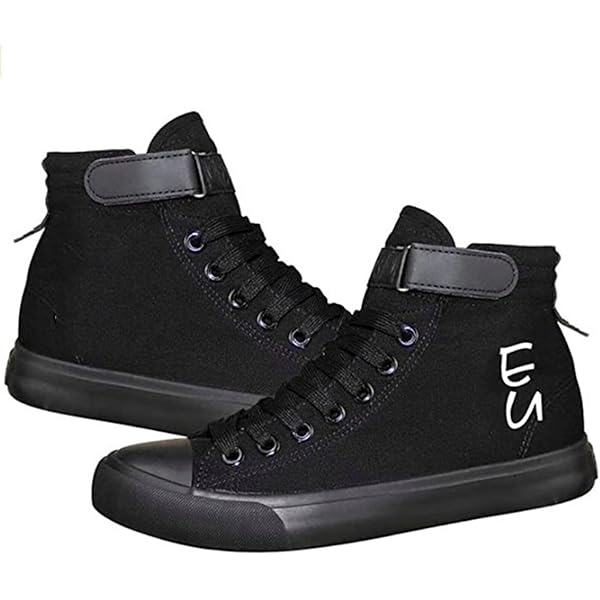 Anime My Hero Academia Midoriya Izuku Bakugou Katsuki Zapatos De Lona Para Unisex Blanco Y Negro Botas De Alta Parte Superior I.893334151