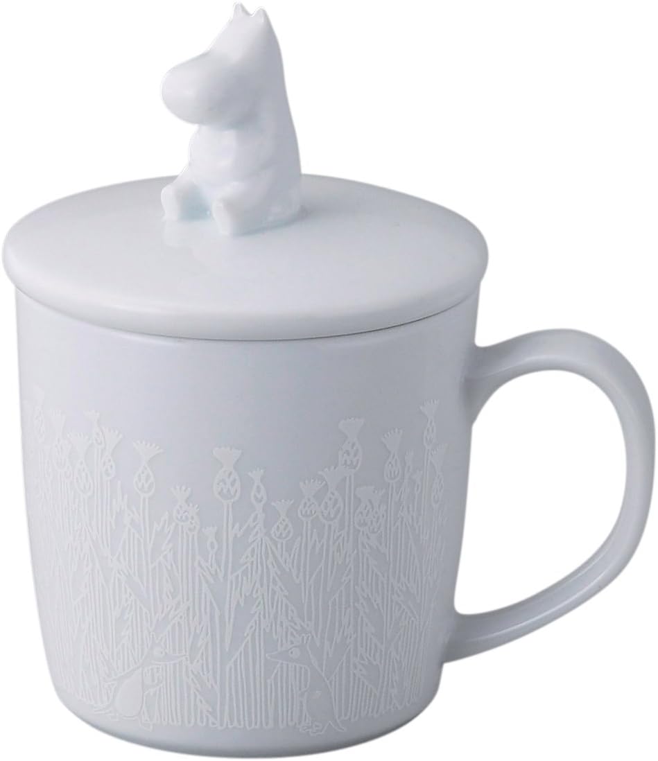 Moomin mug with lid (with mascot) Moomin MM831-11P / from Japan