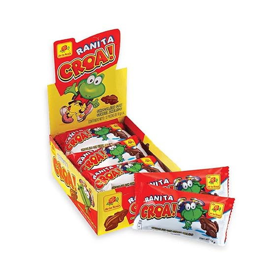 De La Rosa Ranita Croa, chocolate con leche fina con arroz inflado, chocolate en forma de rana: Amazon.com: Grocery & Gourmet Food