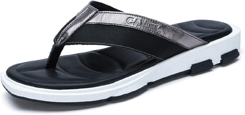 Amazon.com | Camel Men's Reef Flip Flop Comfortable Slip On Thong Sandal Beach Shoes | Slippers