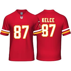 Custom Mens/Women/Youth Football Stitched T-Shirt for Sports Fan Red/White No Brand/Logos