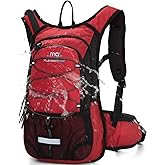 Outplea Tactical Hydration Pack Backpack With 3L Water Bladder For Men, Leakproof Military Rave Water Backpack For Running Hiking Cycling Jogging Festival, Black - View #3