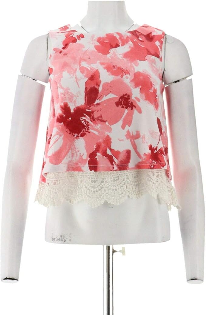 Hal Rubenstein Seana DoubleLayer Top 517358 at Amazon