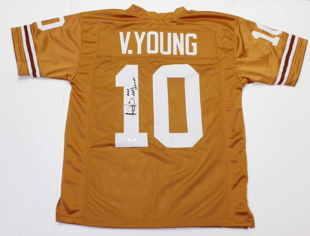 texas longhorns vince young jersey
