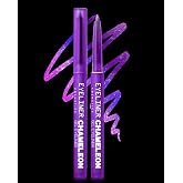Purple Chroma Eyeliner Pencil, Multichrome Holographic Glitter Eye Liner | Chameleon Metallic Gel Eyeliner, Duochrome Shifting Eyeshadow Eye Liner Pen, Waterproof Shimmer Highlighter Stick Makeup-06