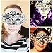Masquerade Mask Shiny Metal Rhinestone Venetian Pretty Party Evening Prom Mask