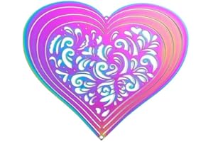 Generic Wind Spinner Catcher Hanging Decor Unique Gift Animal Spinner Wind Chime Pendant Bird Deterrent 3D Dynamic(Style H)