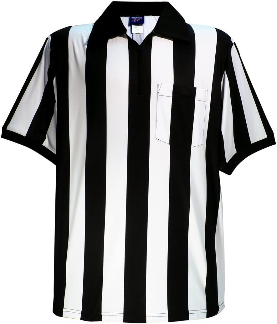 Dalco Men's Football Officials Referee Shirt Collegiate Moisture Management Fabric