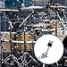 SelfTek 21 Pcs Cymbal Replacement Accessories, Cymbal Stand Felts Drum Cymbal Felt Pads, Cymbal Felts Hi-Hat Clutch Felt Hi Hat Cup, Washer, Sleeves and Base Wing Nuts Replacement for Drum Set