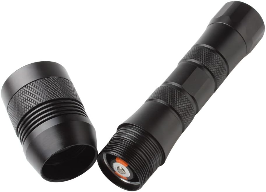 SecurityIng Wide 120 Degrees Beam Angle Scuba Diving Photography Video Flashlight 1050Lm 150M LED Underwater Torch (Battery Not Included) - Image 5