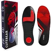 High Arch Support Orthotic Insoles for 220+ Men Women Plantar Fasciitis Insoles Work Boot Insoles for Standing All Day (Men6-7/Women8-9)