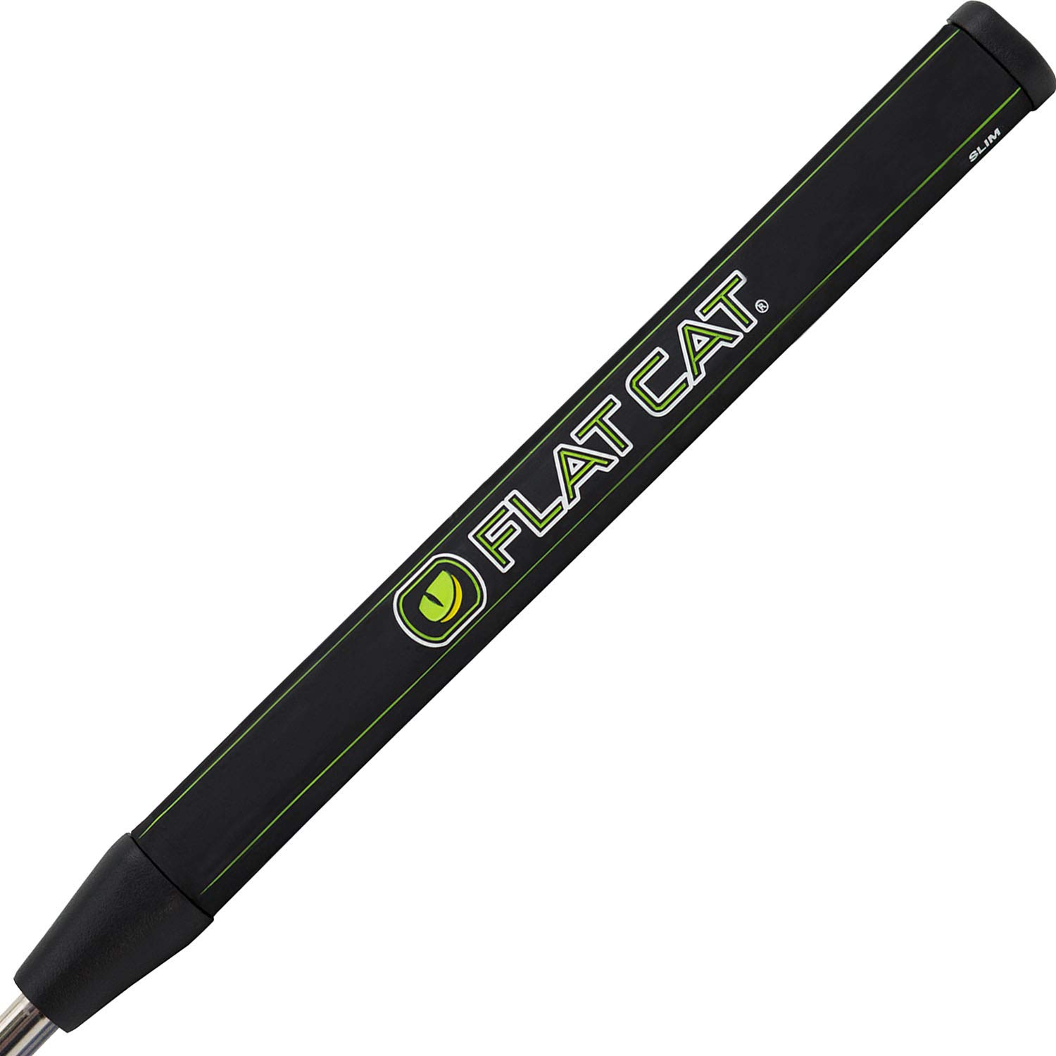 Flat Cat Unisex Black/Lime Flat Cat NEW Tac Slim Black Lime Putter Grip, Black-Lime, Slim UK