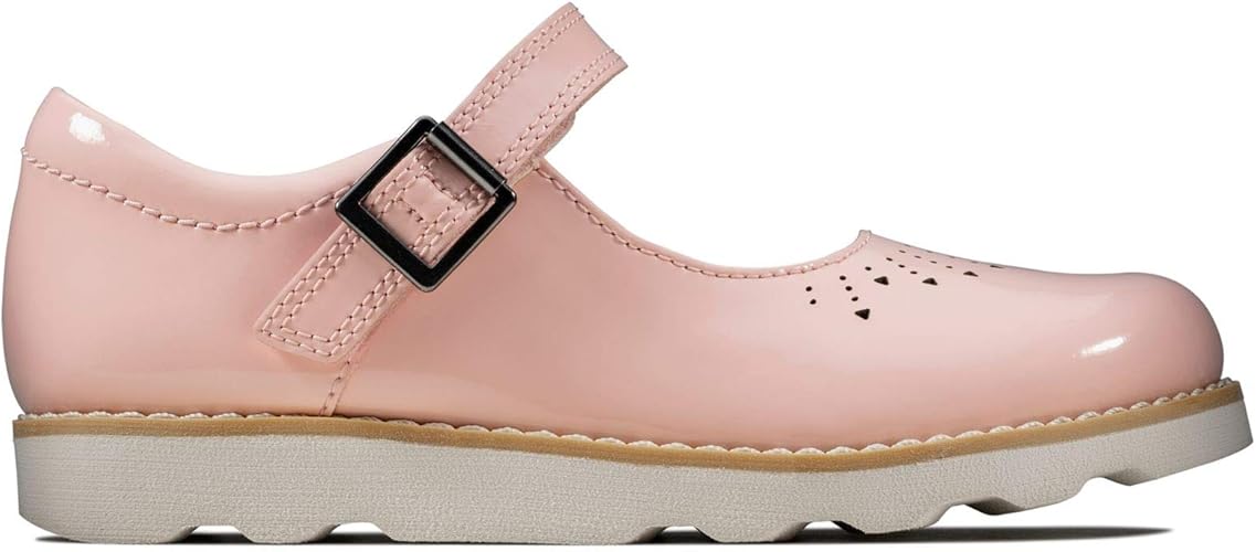 clarks pink patent shoes