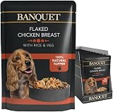 HiLife Brand Banquet Wet Dog Food Flaked Chicken Breast Rice Veg 15 x 100g view 1