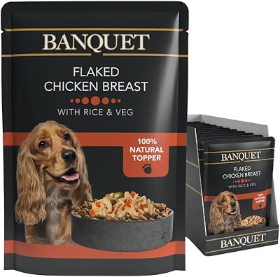 HiLife Brand Banquet Wet Dog Food Flaked Chicken Breast Rice Veg 15 x 100g