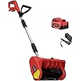 Snow Removal Compatible With Milwaukee 18V Battery, 12" Brushless Snow Blower Electric Cordless Snow Shovel