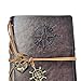 Travel Vintage Journal, Pu Leather Cover Blank Notebook