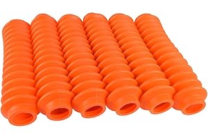 RST 6 Shock Boots Bright Orange Fits Most Shocks for Jeep Universal Off Road Vehicles