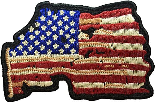 American patch 8x5cm biker heavy metal Logo Jacket Vest shirt hat blanket backpack T shirt Patches Embroidered Appliques Symbol Badge Cloth Sign Costume Gift