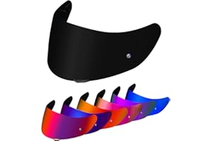 PSLER K1 Visor - Shatterproof Motorcycle Helmet Tinted Face Shield, Impact-Resistant & UV400 Protective Visor for AGV K1 K1S 