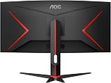 AOC CU34G2XPD/BK 34 inch Curved UW-QHD 180Hz Fast VA 1ms MPRT HDR400 view 3